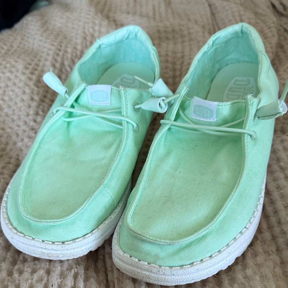 Hey Dude Bay Blue Casual Shoes, W 10